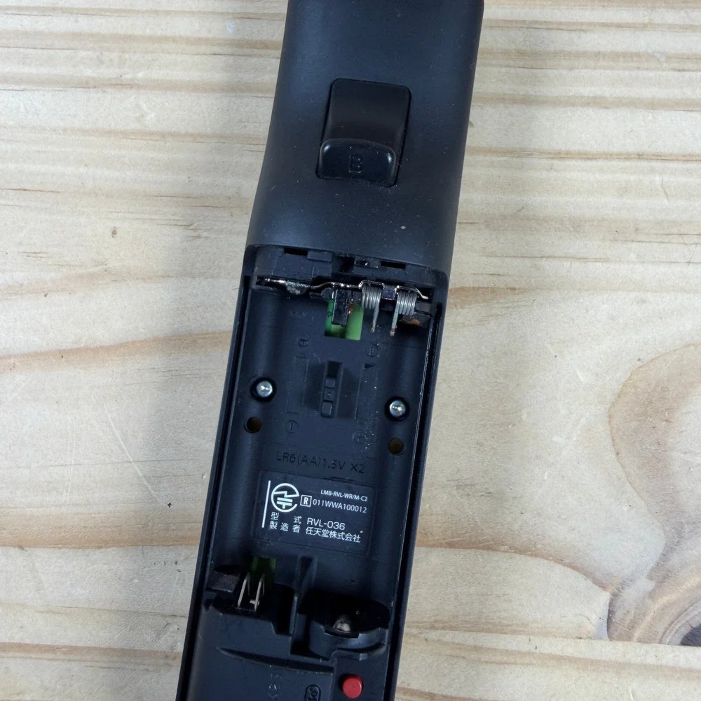 Nintendo Wii Remote Plus RVL-036 Black MotionPlus Inside Controller with Jacket